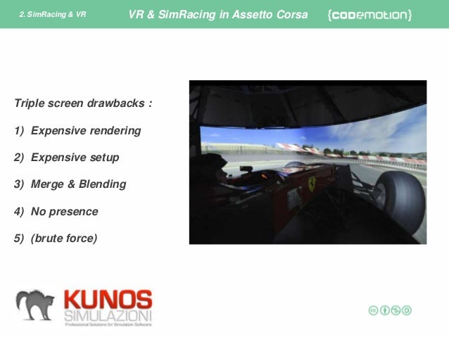 Virtual Reality Sim Racing In Assetto Corsa Romagnoli