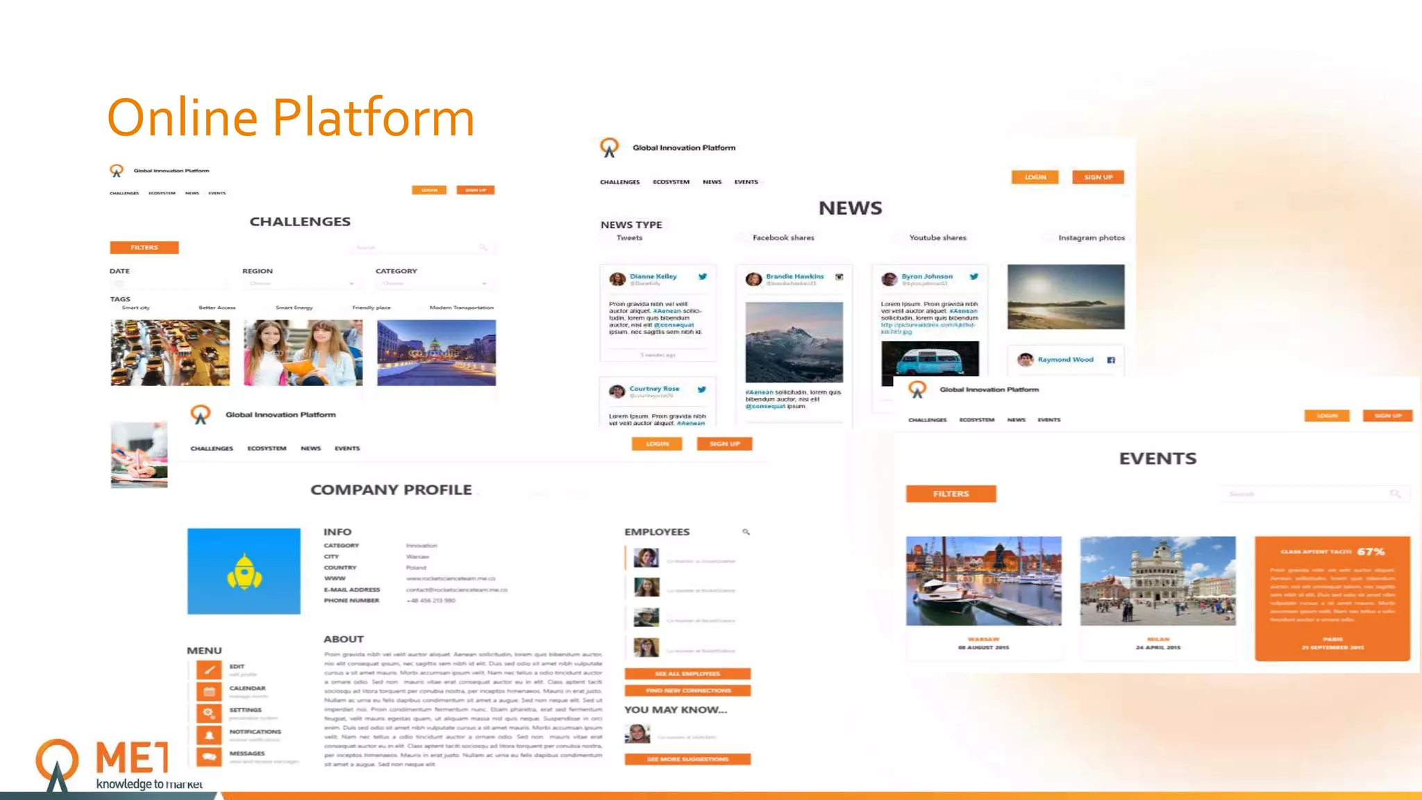 Online Platform
 