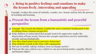 Integration of peace in different subjects | PDF