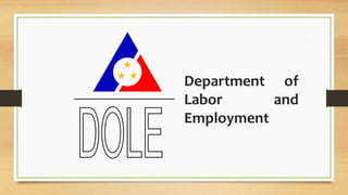 Department of
Labor and
Employment
 