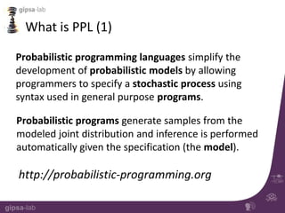 Ppl Testing Example Introduction to Probabilistic Programming Languages (PPL) | PPTX