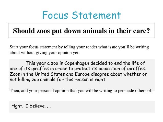 argument essay on zoos
