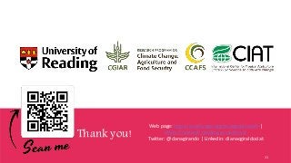 Farmers in motion: Latin American climate services in action