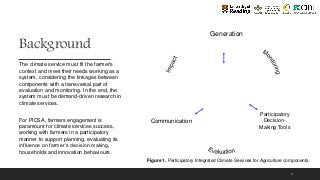 Farmers in motion: Latin American climate services in action
