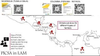 Farmers in motion: Latin American climate services in action