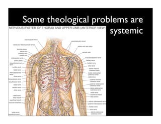 Some theological problems are
                     systemic
 