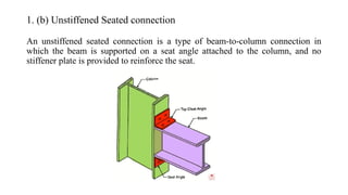Girders, PEB, LG, Seated connection.pptx