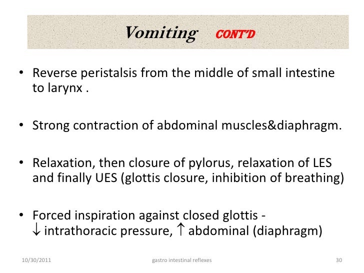 gastro intestinal reflexes