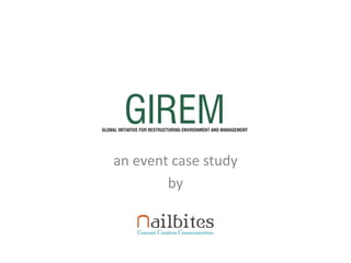 an event case study
by
 