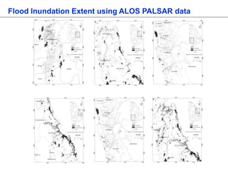 Flood Inundation Extent using ALOS PALSAR data 
 