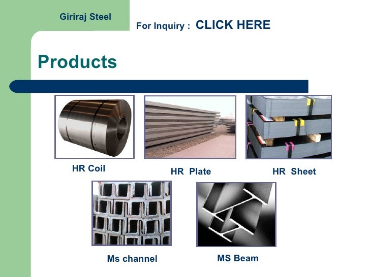 Giriraj Steel hr coil hr plate hr sheet ms beam ms channel