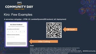 Girish Bhatia - Kiro IDE: Ideas to Production with Vibe Coding, Specs ...