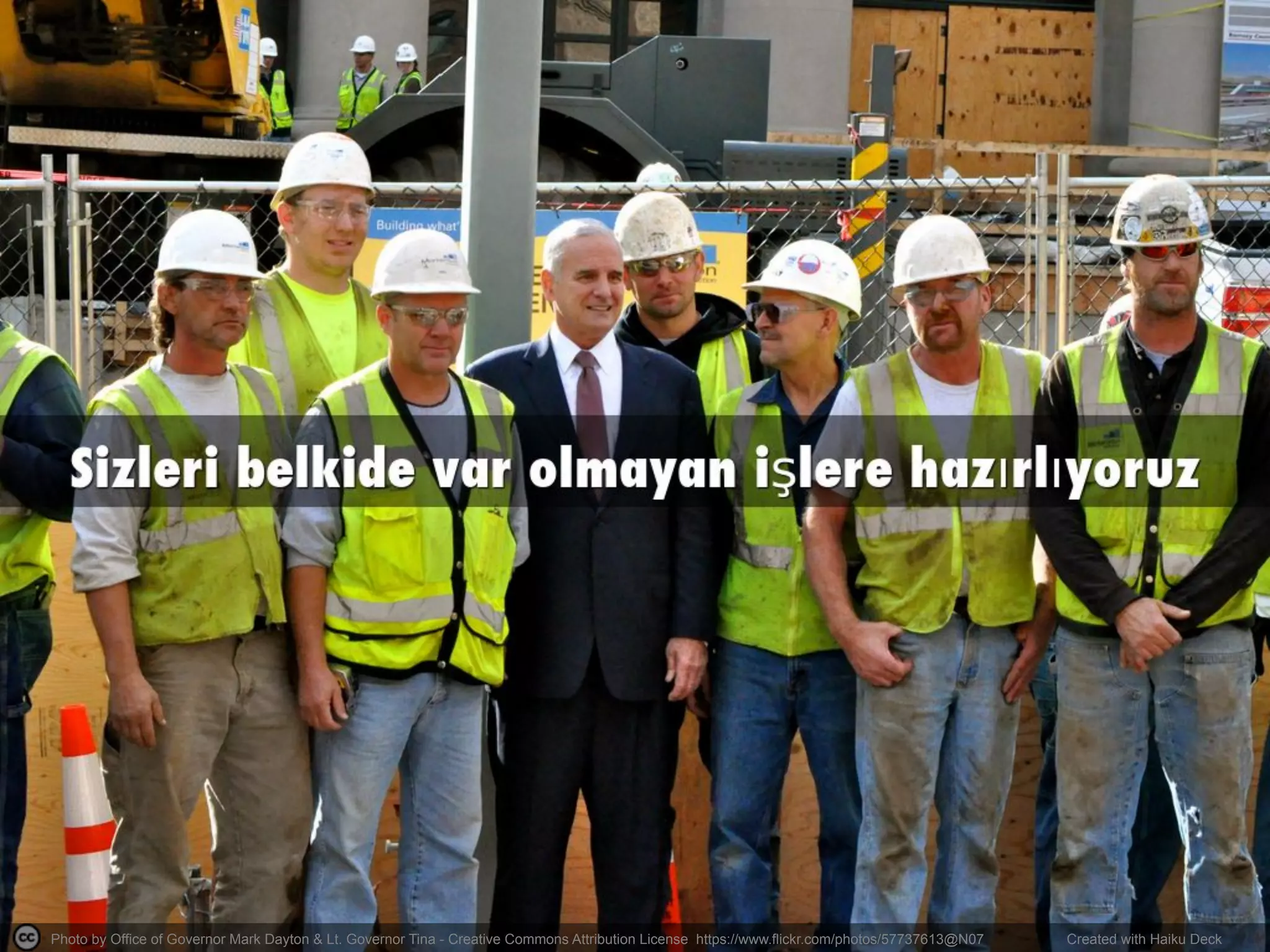 Photo by Office of Governor Mark Dayton & Lt. Governor Tina - Creative Commons Attribution License https://www.flickr.com/photos/57737613@N07	
   Created with Haiku Deck	
  
 