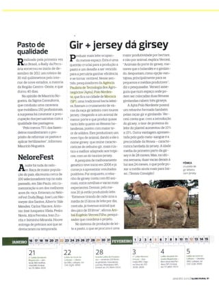 Gir + Jersey dá Girsey - Revista Globo Rural