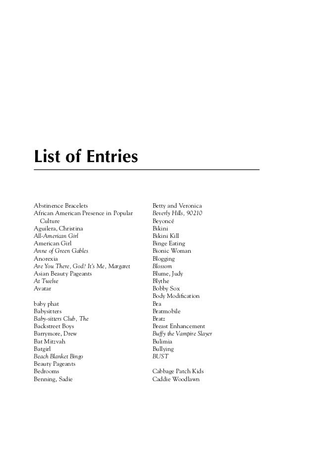 girl culture dictionary