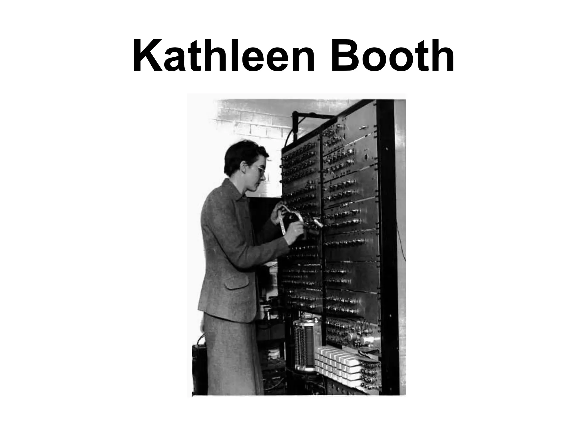 Kathleen Booth
 