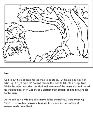 god made man coloring pages