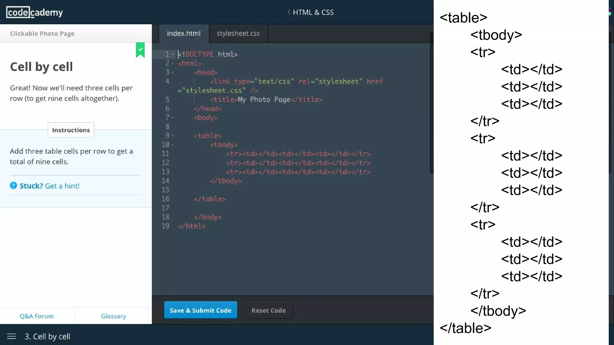 <table>
<tbody>
<tr>
<td></td>
<td></td>
<td></td>
</tr>
<tr>
<td></td>
<td></td>
<td></td>
</tr>
<tr>
<td></td>
<td></td>
<td></td>
</tr>
</tbody>
</table>
 