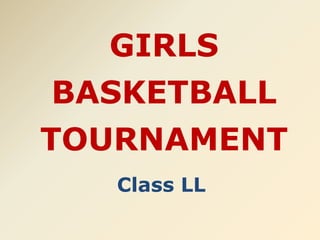 girls basketball tournament Class LL 