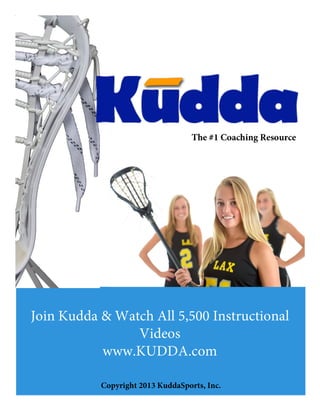 [Insert  Date]  
Join Kudda & Watch All 5,500 Instructional
Videos
www.KUDDA.com
Copyright 2013 KuddaSports, Inc.
The #1 Coaching Resource
 
