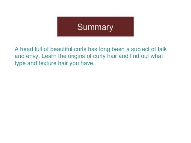 Girls With Curls The Origins Of Curl Patterns And Textures Around Th