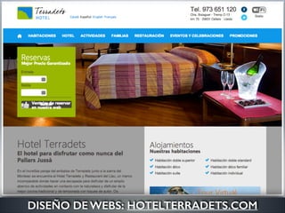 DISEÑO DE WEBS: HOTELTERRADETS.COM

 