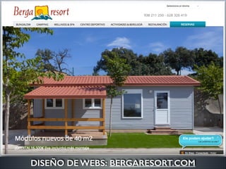 DISEÑO DE WEBS: BERGARESORT.COM

 
