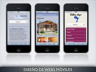 DISEÑO DE WEBS MÓVILES

 