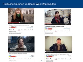 Politische Unruhen im Social Web: #eurmaidan 
42 
 