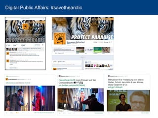 Digital Public Affairs: #savethearctic 
69 
 