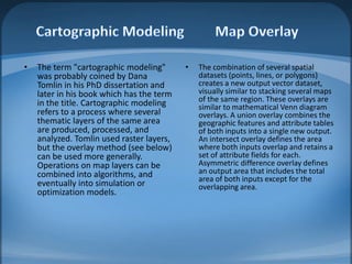 Carthographic Model GIS | PPT