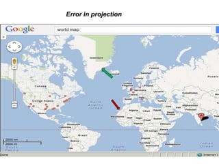 Error in projection
 