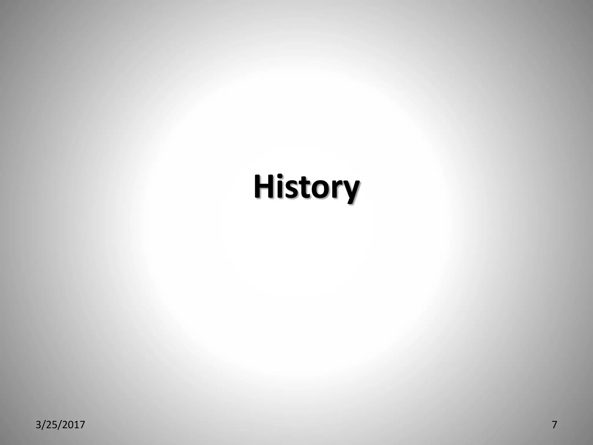 History
3/25/2017 7
 