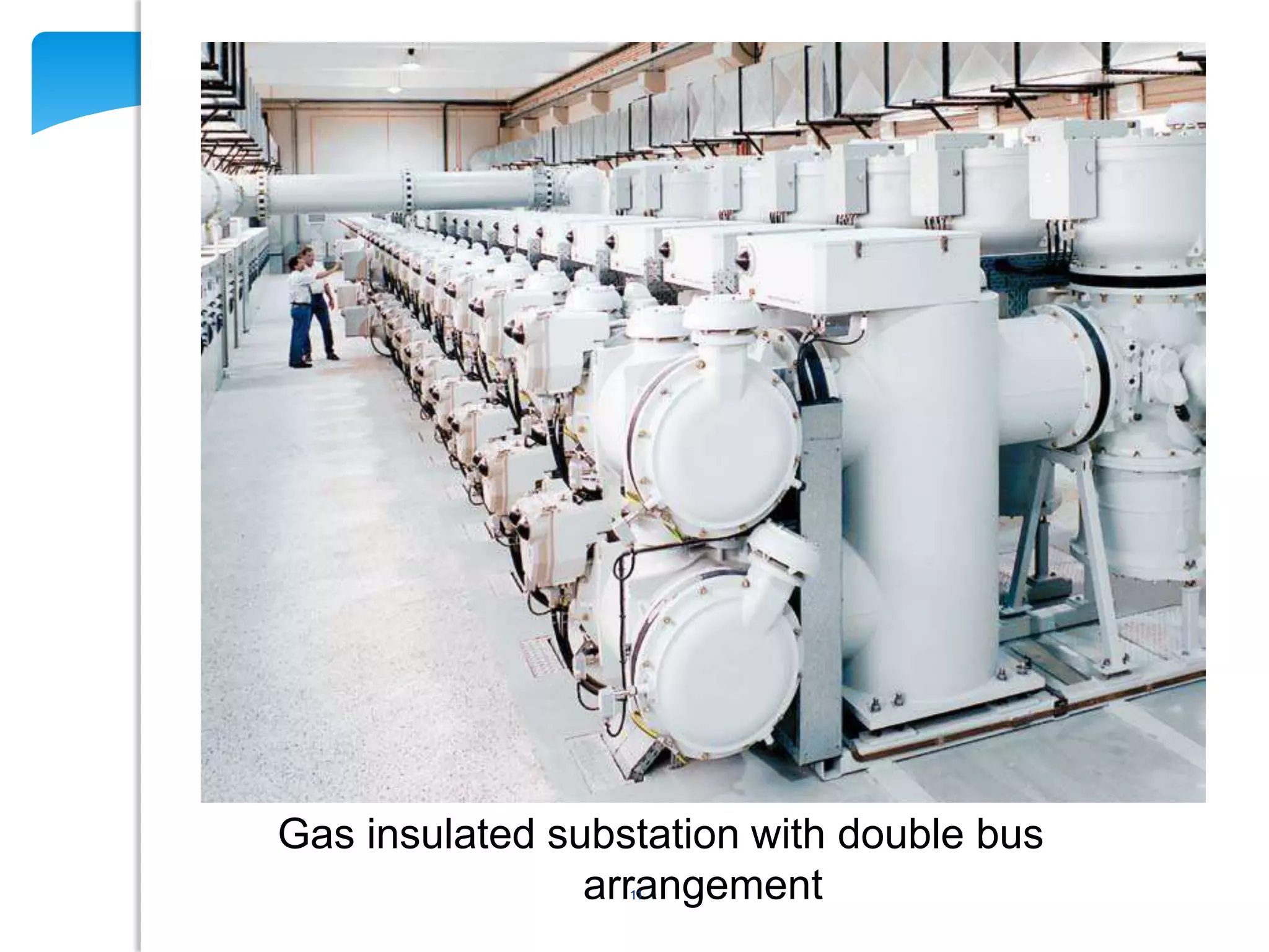 Gas insulated substation with double bus
arrangement11
 