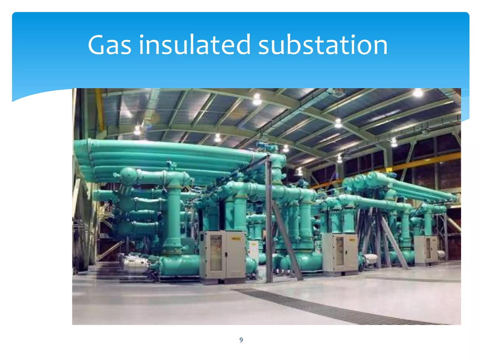 Gas insulated substation
9
 