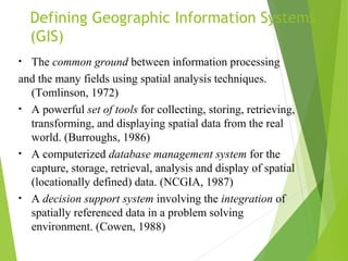 Gis Geographical Information System Fundamentals | PPT | Databases ...