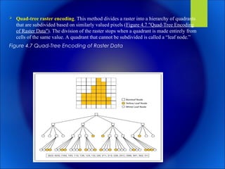 Quad Tree Data Encoding Raster Iamge Geographic Information System (GIS) is a computer system that analyzes ...