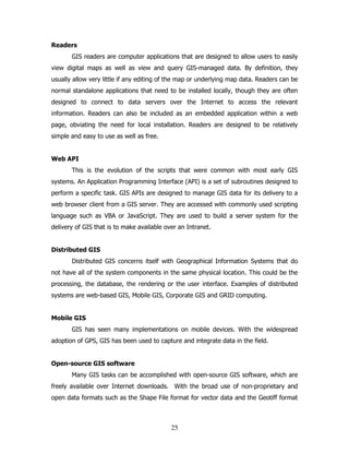gis based document for apparture radar analysis | PDF