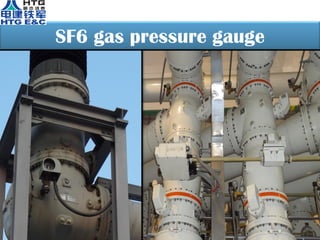 SF6 gas pressure gauge
 