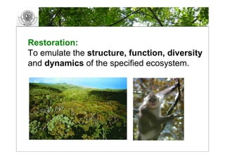 GIS and landscape Restoration