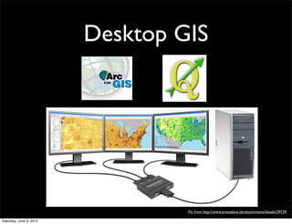 Desktop GIS




                                  Pic from http://www.pressebox.de/attachments/details/39739

Saturday, June 9, 2012
 