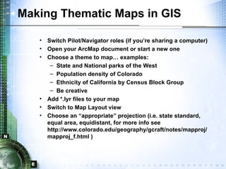 Introduction to GIS: mapping, data, and analysis | PPT