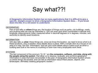 Gis and GoogleEarth | PPT