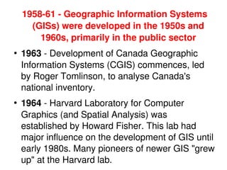 GIS history & milestones (epm107_2007) | PDF