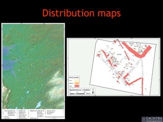 Distribution maps
 