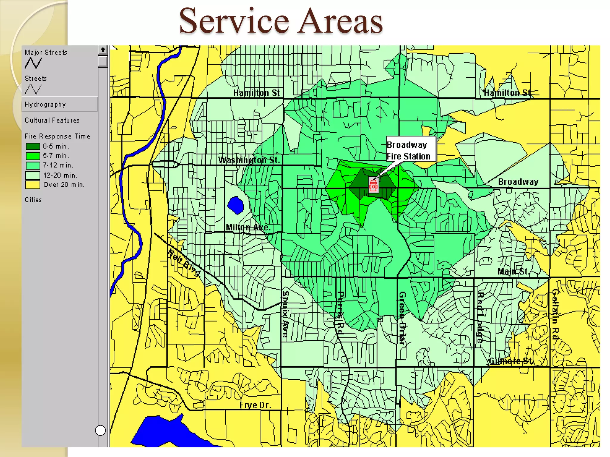 Service Areas
 