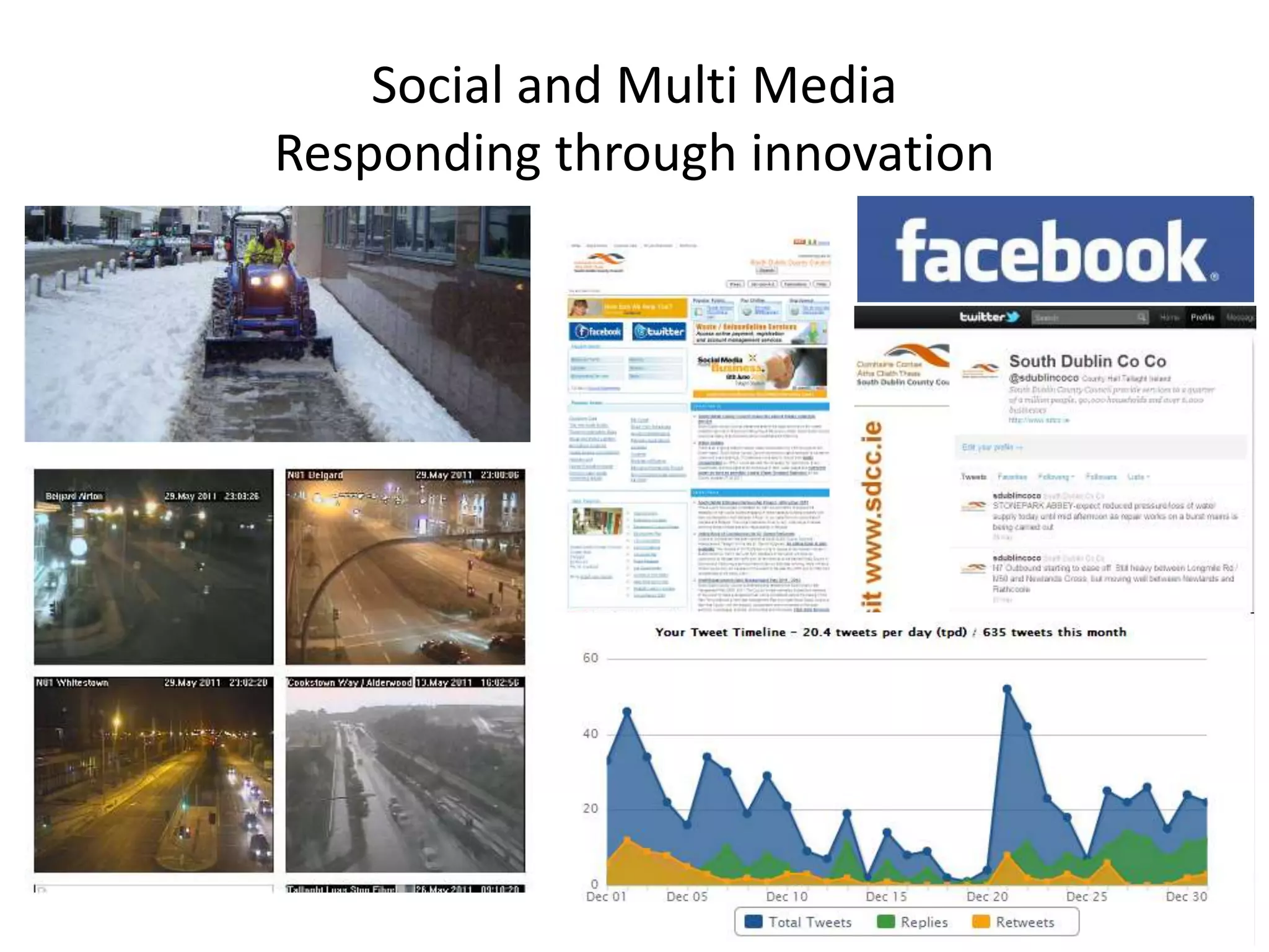 Social and Multi Media
Responding through innovation
 