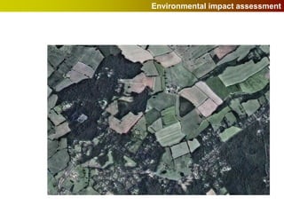 Environmental impact assessment
 