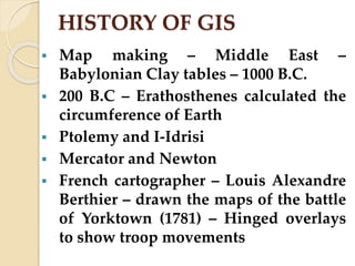 GIS Software
 1976 – USGS publishes the first Digital
Elevation Model (DEM)
 In 2000 – elevation data from Shuttle
Radar...