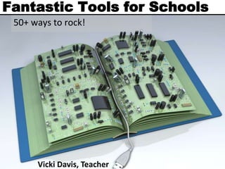 Fantastic Tools for Schools
 50+ ways to rock!




      Vicki Davis, Teacher
 